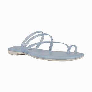 Nine West Darbie Flat Slides - Light Blue - Ireland (QB9136247)